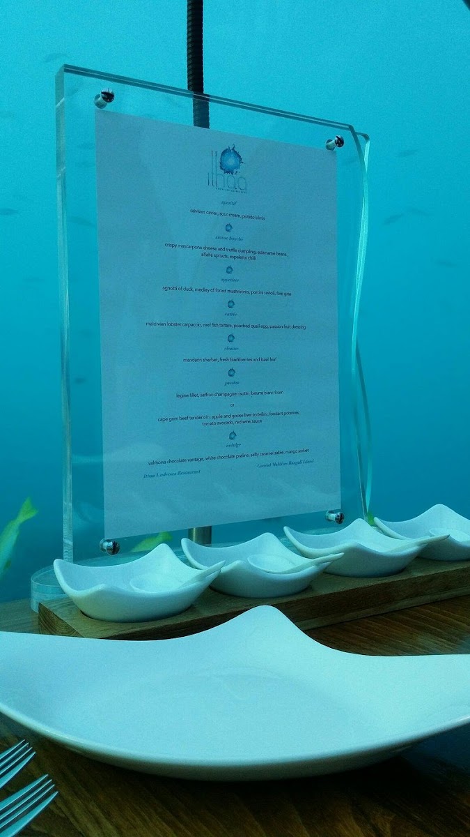 Menu Ithaa Undersea Restaurant-9